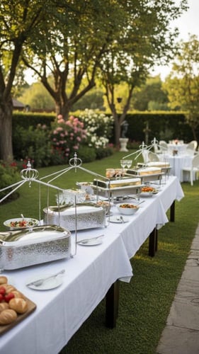 سخان بوفية صحن تقديم الطعام 13سم