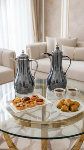 طقم ترامس شاي وقهوة