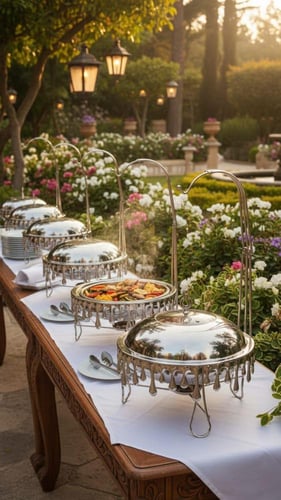 سخان بوفية صحن تقديم الطعام 4لتر