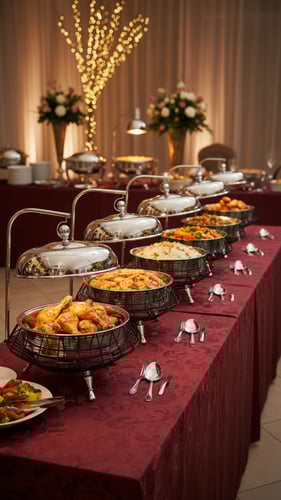 سخان بوفية صحن تقديم الطعام 6 لتر