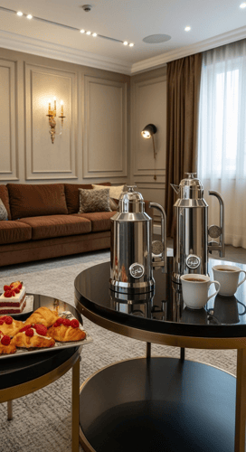 طقم ترامس شاي وقهوة .