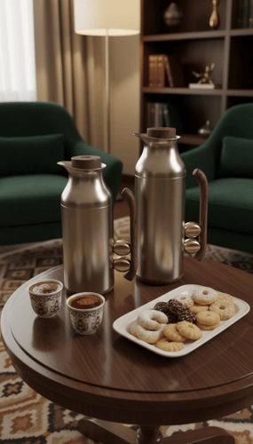 طقم ترامس شاي و قهوة 1 لتر/ 750مل