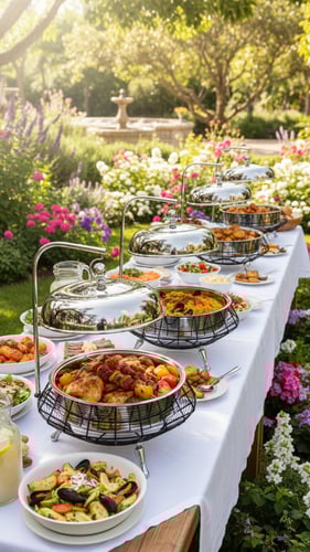 سخان بوفية صحن تقديم الطعام 4 لتر