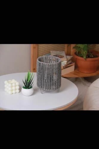 أباجورة مصباح طاولة ببطارية بتصميم عصري أنيق