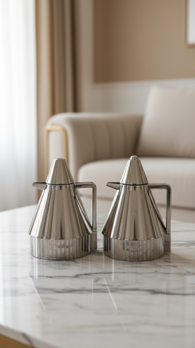 طقم ترامس شاي وقهوة بتصميم عصري وأنيق 1 لتر