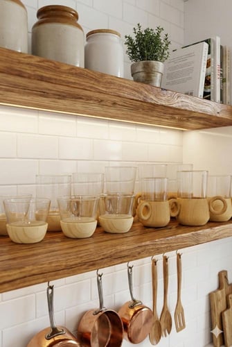 طقم أكواب شاي مع طقم فناجين قهوة