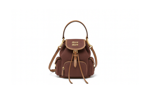 Miu Miu Canvas Backpack