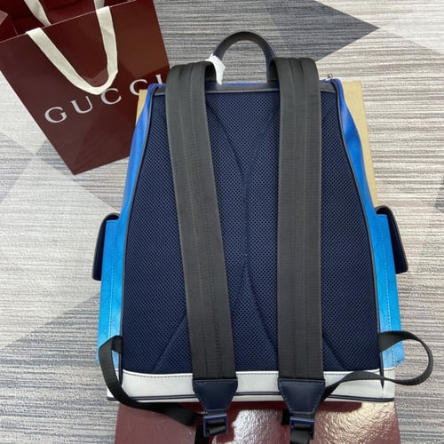 Gucci Blue Backpack