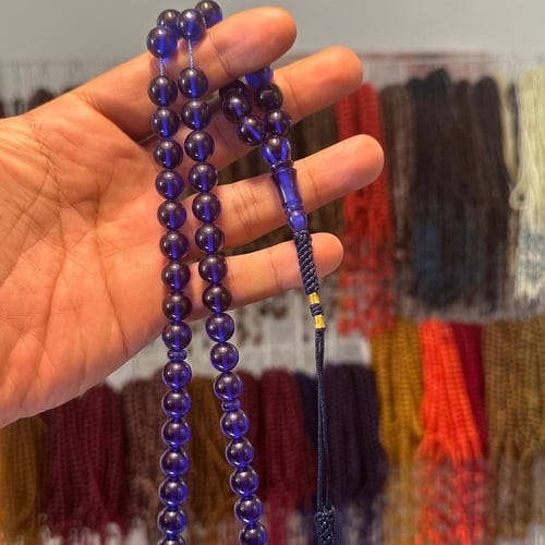 فاتوران كحلي شفاف بكركوشة