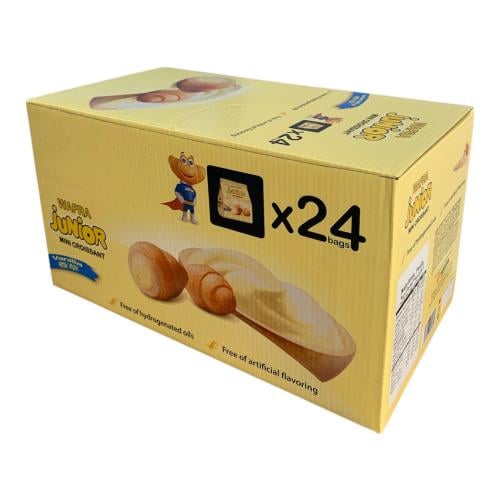 جونيور ميني كروسان بالزبدة بوكس24 عبوة