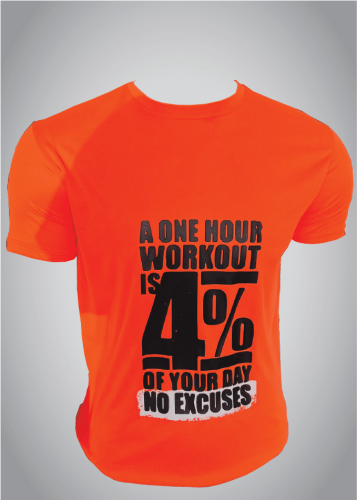 Konghor Men's Polyester T-Shirt with Front Graphic...