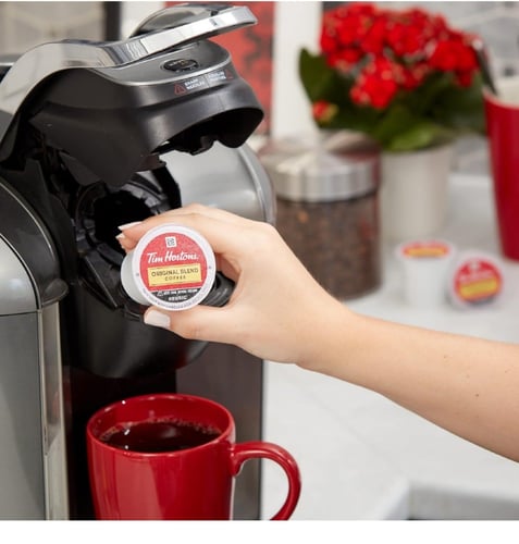 قهوة تيم هورتنس الخلطة الاصلية. 12 كبسولة