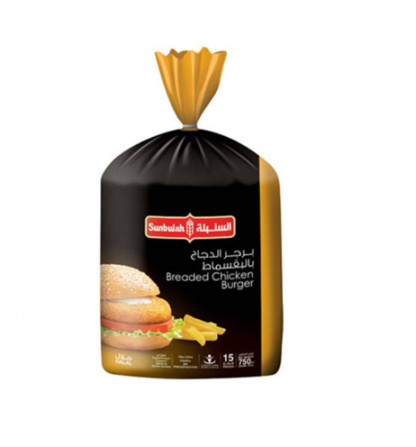 برجر دجاج بالبقسماط السنبلة 750جم