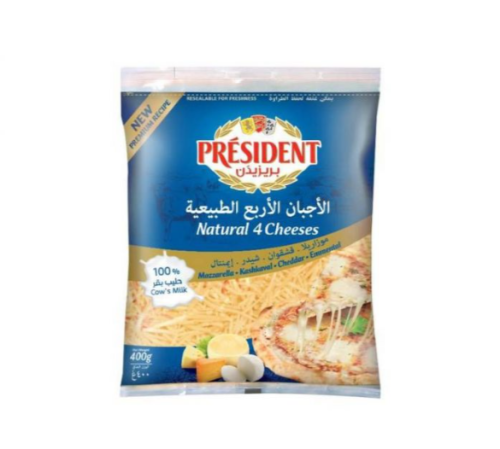 جبنة بريزيدن موزاريلا الأجبان الأربع الطبيعية 400...