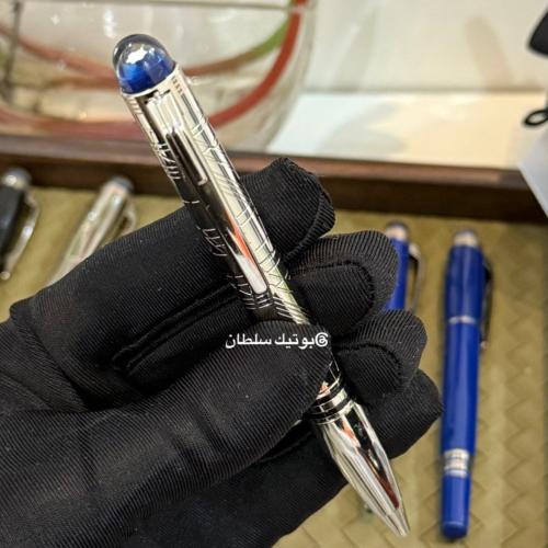 قلم مونت بلانك نقشة فضي ( فرار )