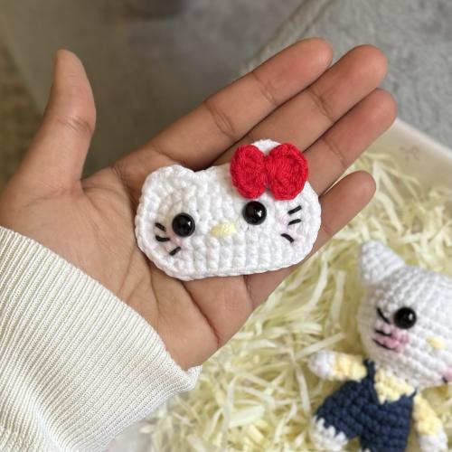 مشبك شعر hello kitty