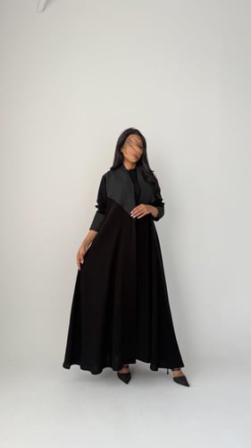 عبايه جاكار نص كلوش كريب