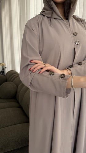 عباية كريب بيج غامق