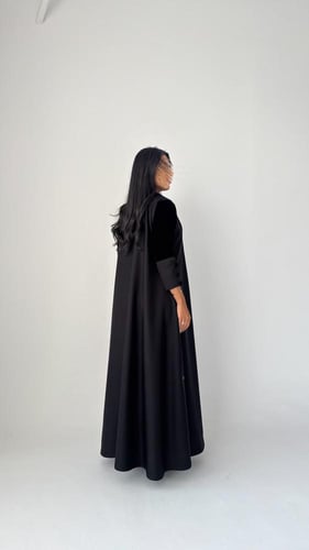 عباية شتوية بقصة بليزر نص كالوش