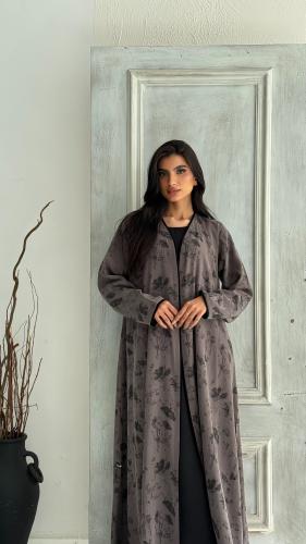 عبايه كريب ملونه قصة نص كلوش