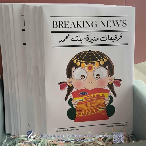 ظرف قرقيعان - ثيم جريدة