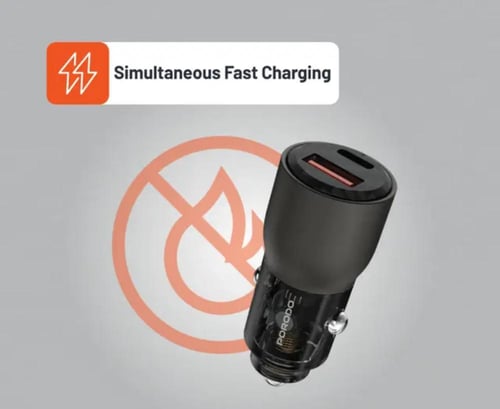 شاحن سيارة JOMXROOM JM-832 بقوة 120 واط.