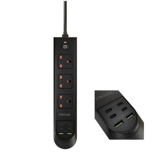 توصيلة كهرباء بقدرة 3250 واط – 3 مقابس بريطانية و2...