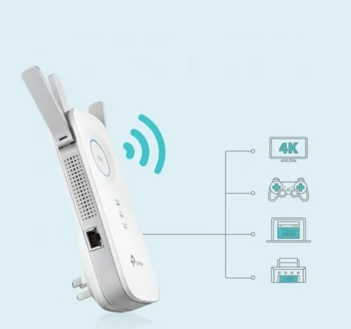 مقوي نت وموسع نطاق شبكة tp-link نوع AC1750