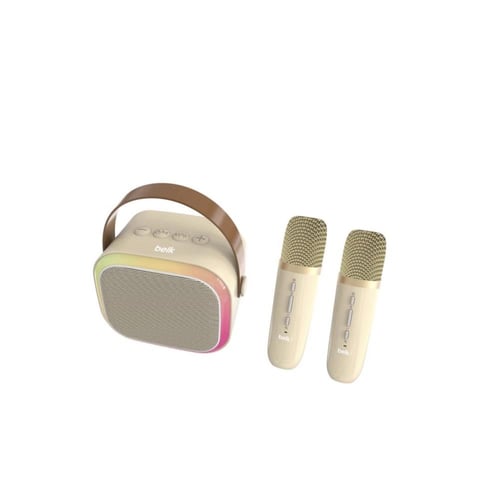 سبيكر مع ميكروفون لاسلكي يعمل بتقنية البلوتوث كاري...