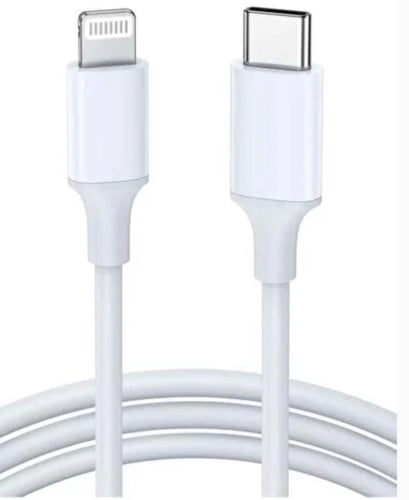 كيبل شحن ( سلك ) للايفون ابيض