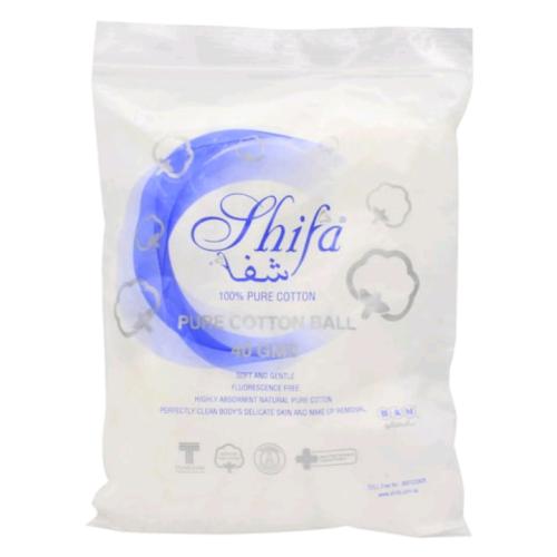 Pure cotton balls, 40 grams