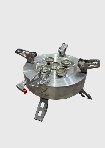 موقد فرط صوت ستان ستيل 5 أعين مع قداح M23