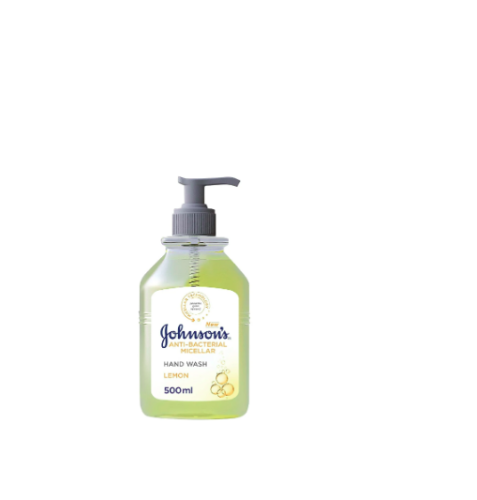 جونسون غسول لليدين مضاد للبكتيرياء ليمون 500 مل