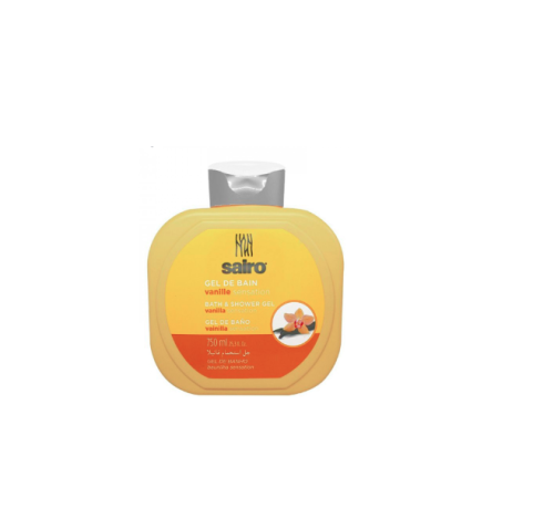 Shower gel with vanilla extract from Sairo 750ml