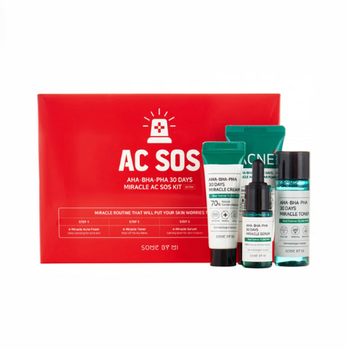 مجموعة المعجزة اس او اس لعلاج حبوب البشرة من سوم ب...