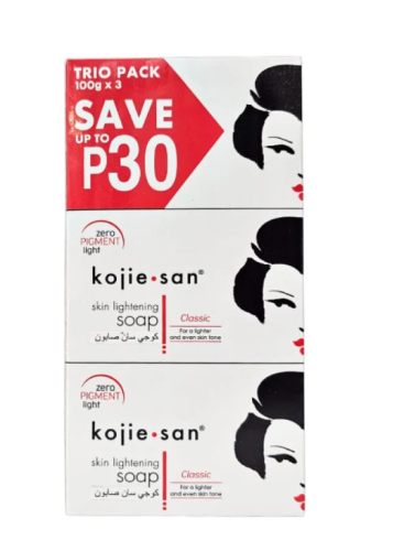 Kojisan - Skin whitening soap with kojic acid, 3 p...