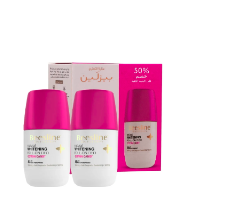 مزيل عرق رول اون نعومة القطن 1+1 مجاناً من بيزلين...