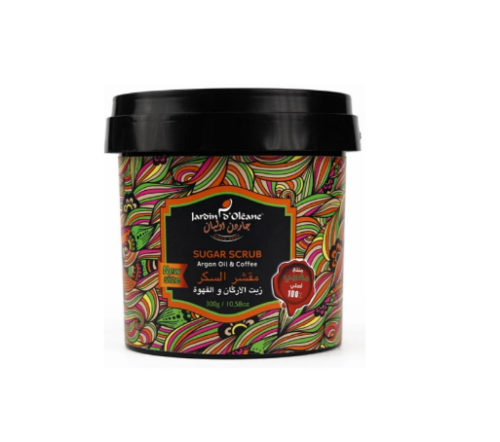 مقشر السكر بزيت الأركان والقهوة من جاردن اوليان –...