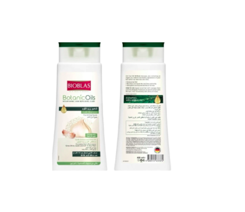 شامبو بيوبلاس بزيت الثوم 400 مل
