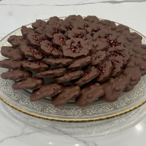 شوكلاتة بلجيكي بالرمان