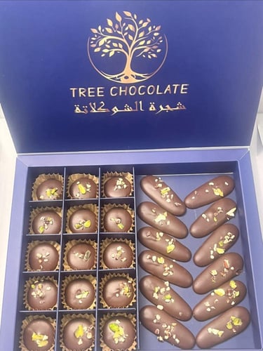 الشوكلاتة البلجيكية الرقيقة وشرائح الشوكلاتة بالكر...