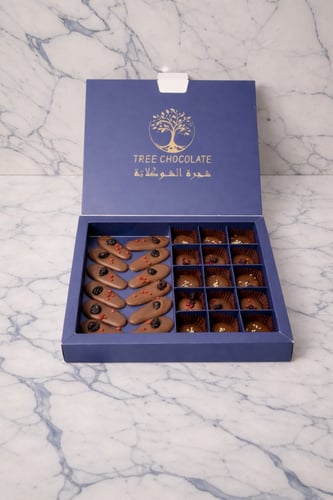 الشوكلاتة البلجيكية الرقيقة وشرائح الشوكلاتة بالكر...