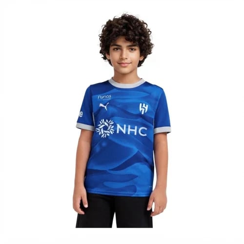تيشيرت الهلال اطفال الجديد لموسم 2026-2027
