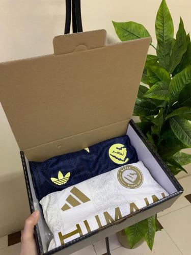 بكج النصر 2 تيشيرتات الجديد 2027 الأبيض - والأزرق
