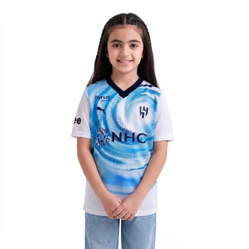 تيشيرت الهلال اطفال الجديد لموسم 2026-2027