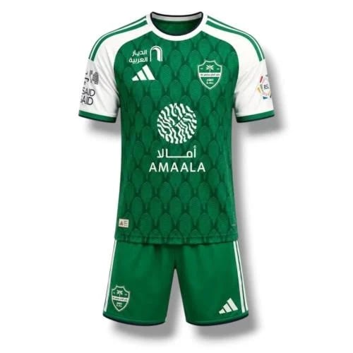 طقم الاهلي السعودي الاخضر الجديد 2027