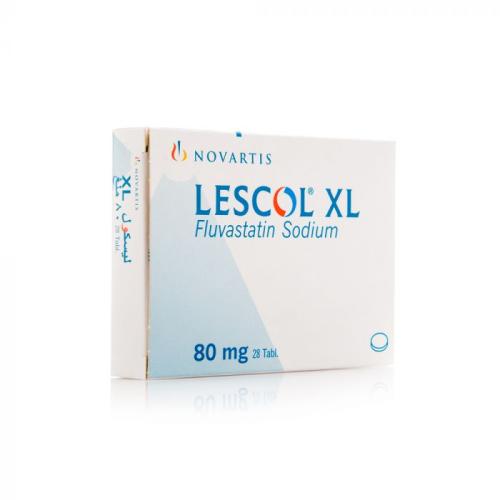 ليسكول اكس ال -80 مجم 28 قرص/Lescol xl -80 mg 28 T...