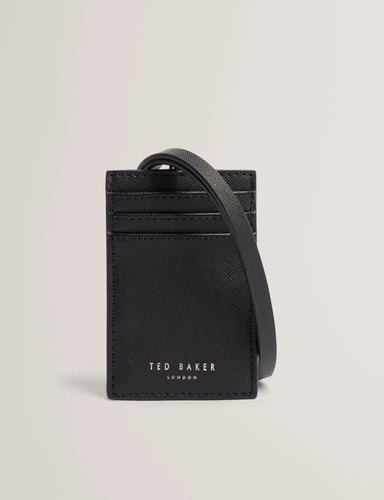 حامل بطاقة تيد بيكر Faux Leather Lanyard