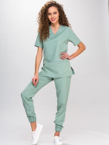 سكراب طبي نسائي AVA باللون زيتون من إِلدان – تصميم...