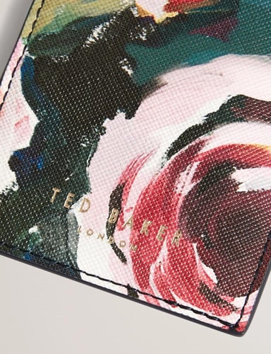 حامل بطاقة تيد بيكر Rose Print Lanyard